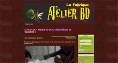 Desktop Screenshot of lafabriquebd.centreculturel-villepinte.fr